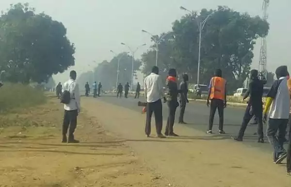 BREAKING: One dead, scores injured as police fire teargas on Shiites members in Kano